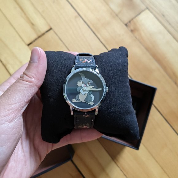 Coach Disney Thumper Chelsea Black Watch - Picture 2 of 6